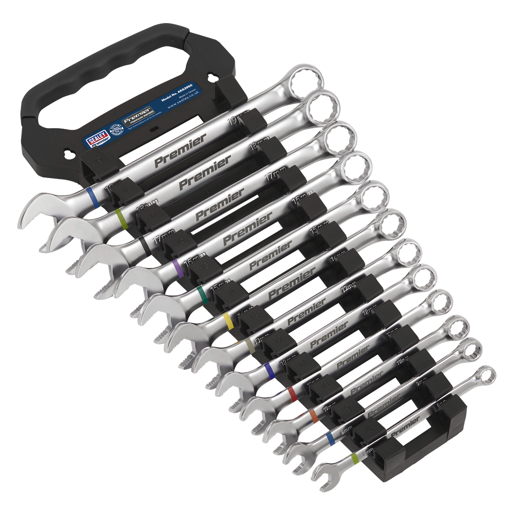 Sealey Premier Platinum Anti-Slip Combination Spanner Set 12pc
