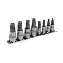Premier Lock-On™ Hex Socket Bit Set 1/4" & 3/8"Sq Drive 8pc