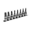 Sealey Premier Imperial Lock-On™ Hex Socket Bit Set 3/8"Sq Drive 8pc
