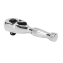 Premier Stubby Pear-Head Ratchet Wrench with Flip Reverse 1/4"Sq Drive