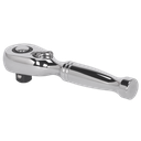 Sealey Premier Stubby Pear-Head Ratchet Wrench with Flip Reverse