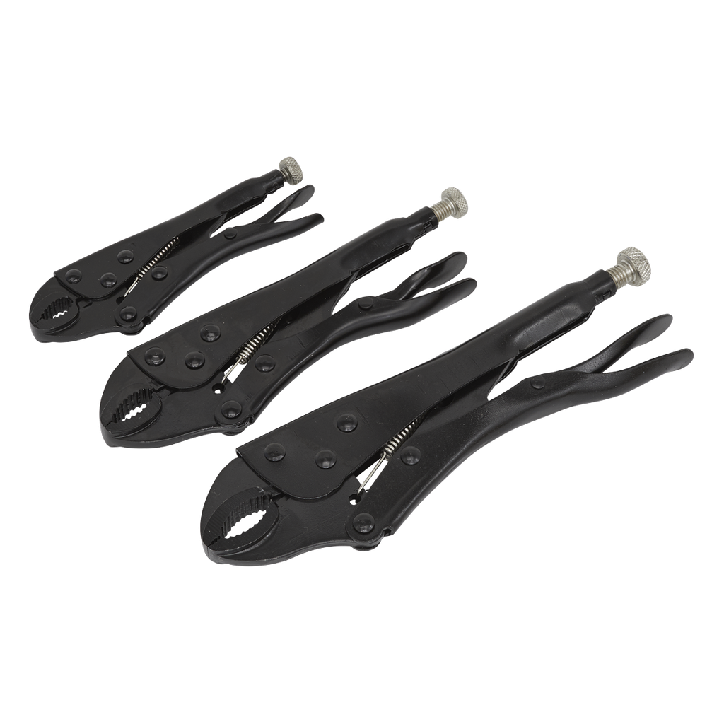 Sealey Locking Pliers Set 3pc