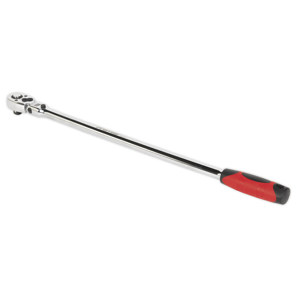Sealey Premier Extra-Long Flexi-Head Ratchet Wrench 1/2"Sq Drive 600mm