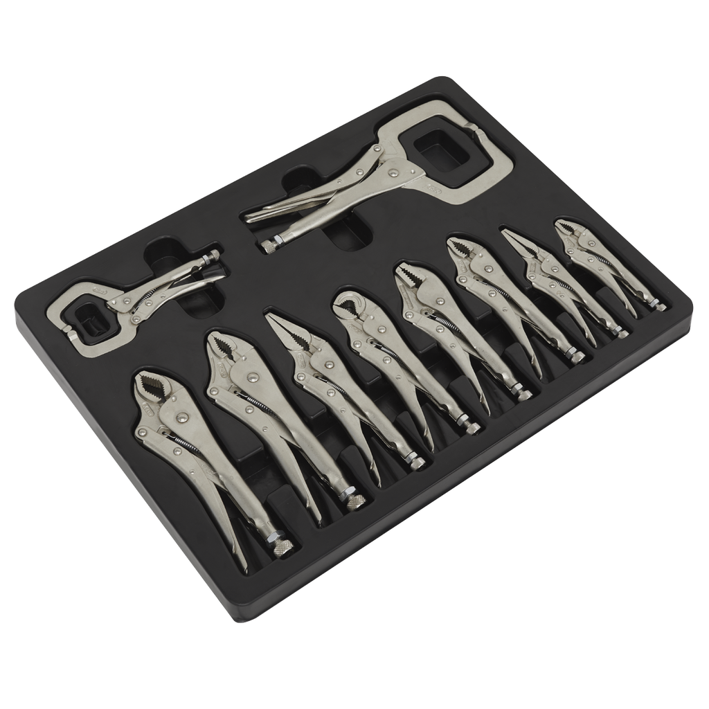 Sealey Premier Locking Pliers Set 10pc