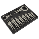 Sealey Premier Locking Pliers Set 10pc