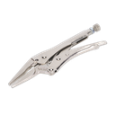 Sealey Premier Long Nose Locking Pliers 170mm 0-50mm Capacity