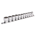 Sealey Premier Total Drive® Socket Set 3/8"Sq Drive 11pc