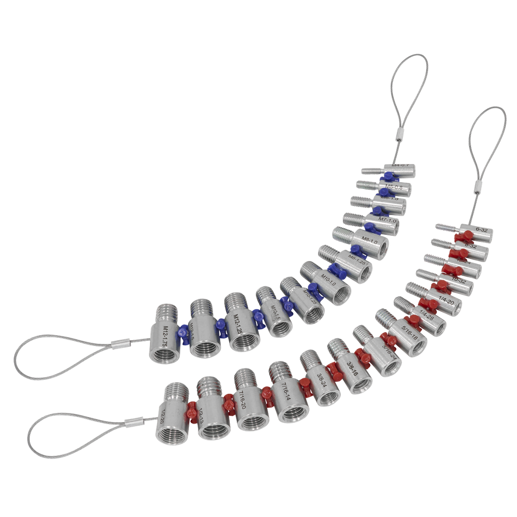 Sealey Metric/Imperial  Nut & Bolt Thread Checker 26pc
