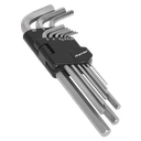 Sealey Premier Long Hex Key Set 9pc Long
