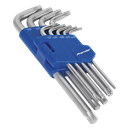 Sealey Premier Long TRX-Star* Key Set 9pc