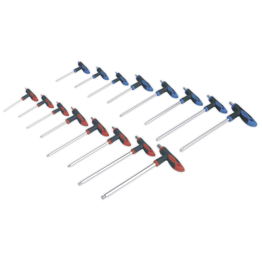 Sealey Premier T-Handle TRX-Star* & Hex Key Set 16pc