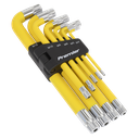 Sealey Premier Jumbo Anti-Slip Spline Key Set 9pc