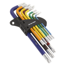 Sealey Premier Long TRX-Star* Key Set 9pc