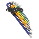 Sealey Premier Extra-Long TRX-Star* Key Set 9pc