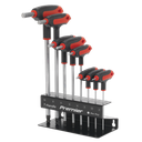 Sealey Premier T-Handle Ball-End Hex Key Set 8pc