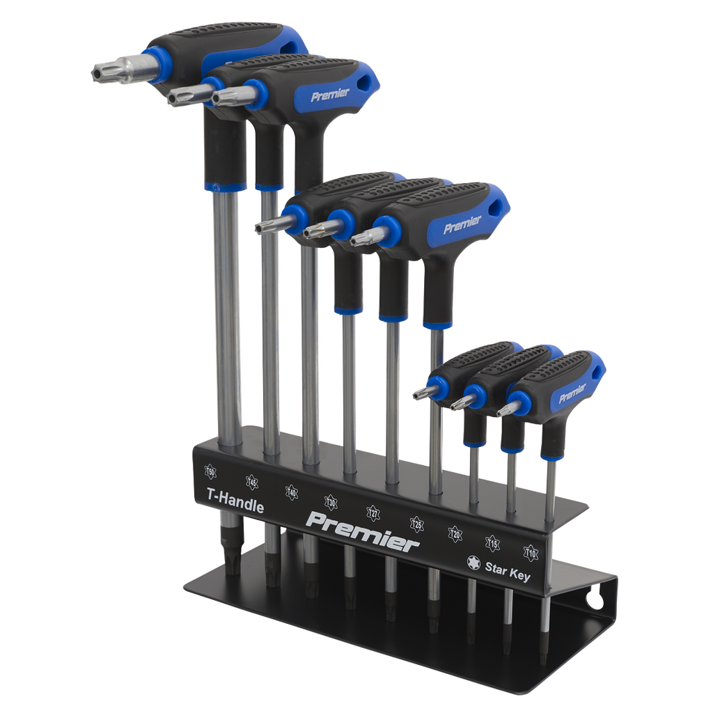 Sealey Premier T-Handle TRX-Star* Key Set 9pc
