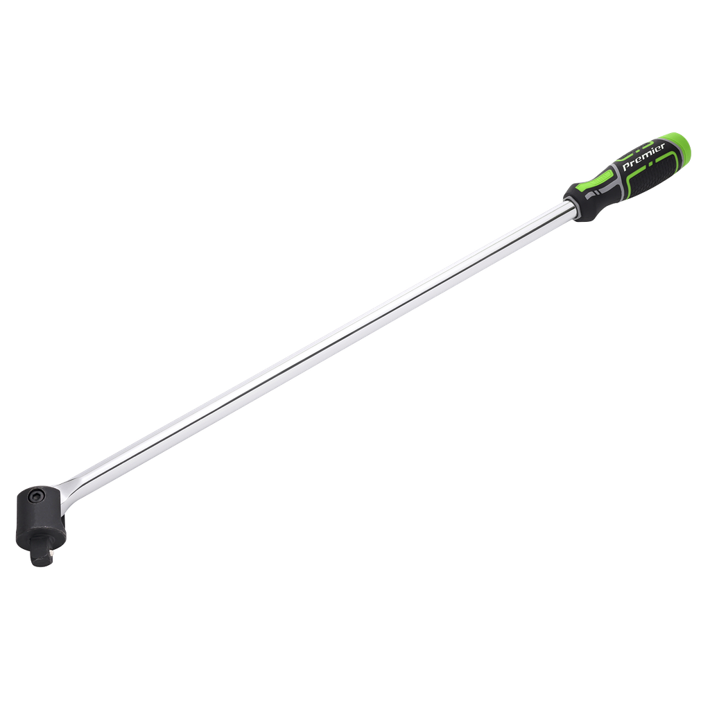 Sealey Premier Breaker Bar 1/2"Sq Drive 600mm - Hi-Vis Green
