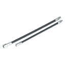 Sealey Premier Flexible Extension Adaptor Set 1/4"Sq x 254mm & 3/8"Sq x 305mm 2pc