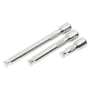 Sealey Premier Wobble/Rigid Extension Bar Set 1/2"Sq Drive 3pc