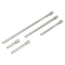 Sealey Premier Wobble Extension Bar Set 1/4"Sq Drive 5pc