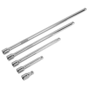 Sealey Premier Wobble Extension Bar Set 1/2"Sq Drive 5pc