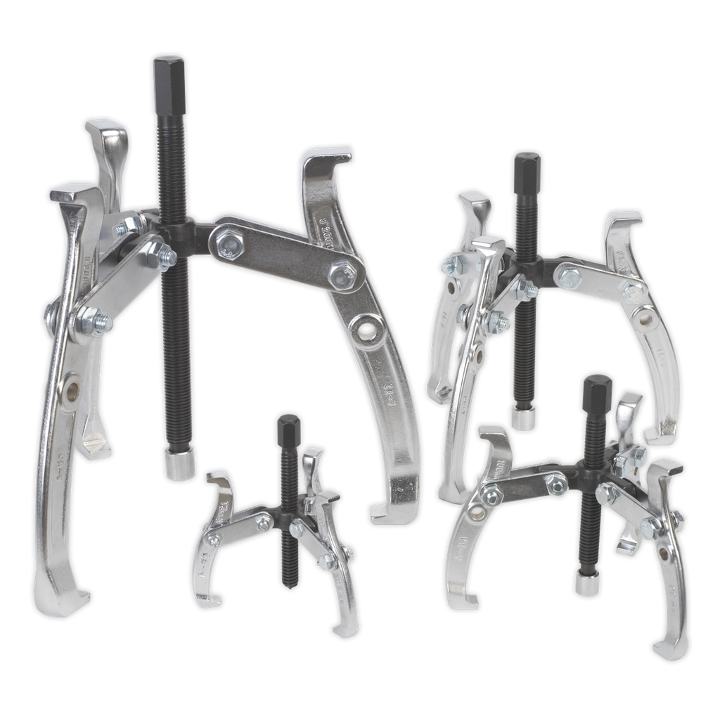 Sealey Triple Leg Gear Reversible Puller Set 4pc