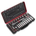 Sealey Premier Platinum Socket Set 3/8"Sq Drive 32pc