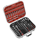 Sealey Premier Socket Set 1/4", 3/8" & 1/2"Sq Drive 172pc