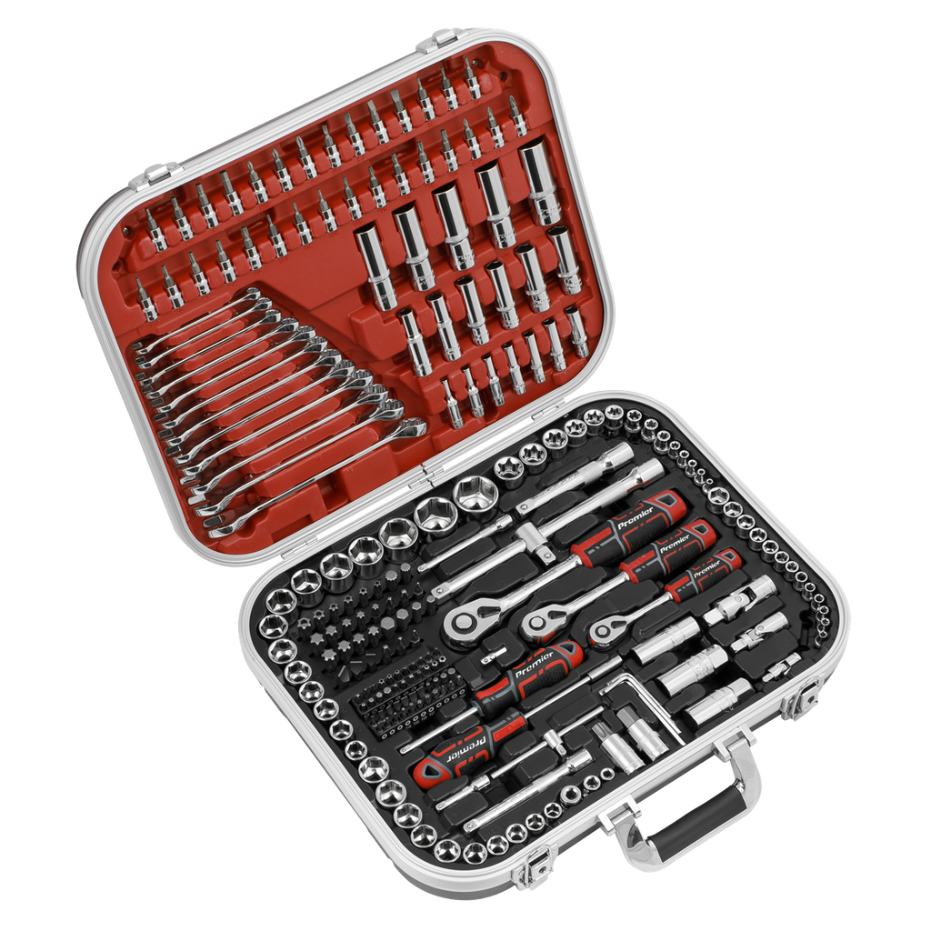 Premier Socket Set 1/4", 3/8" & 1/2"Sq Drive 216pc