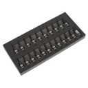 Premier Black TRX-Star*/Hex/Spline Socket Bit Set 3/8"Sq Drive 22pc