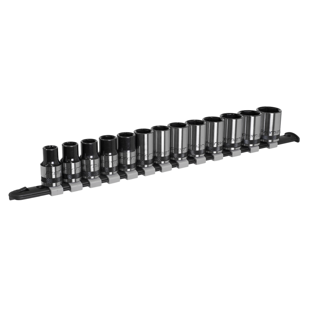 Premier Black Socket Set 1/2"Sq Drive 13pc