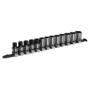 Sealey Premier Black Socket Set 1/2"Sq Drive 13pc