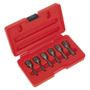 Screw Extractor Set 3/8"Sq Drive 6pc