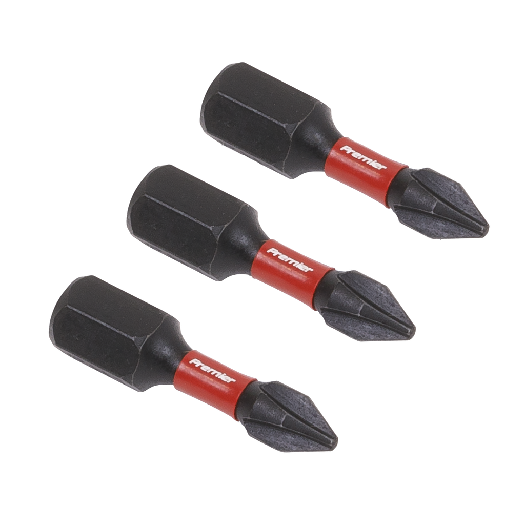 Premier Phillips Impact Power Tool Bits #1 x 25mm 3pc