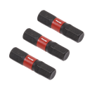 Sealey Premier Hex Impact Power Tool Bits 6 x 25mm 3pc