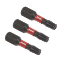 Sealey Premier TRX-Star* Impact Power Tool Bits T25 x 25mm 3pc