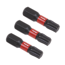Sealey Premier TRX-Star* Impact Power Tool Bits T30 x 25mm 3pc