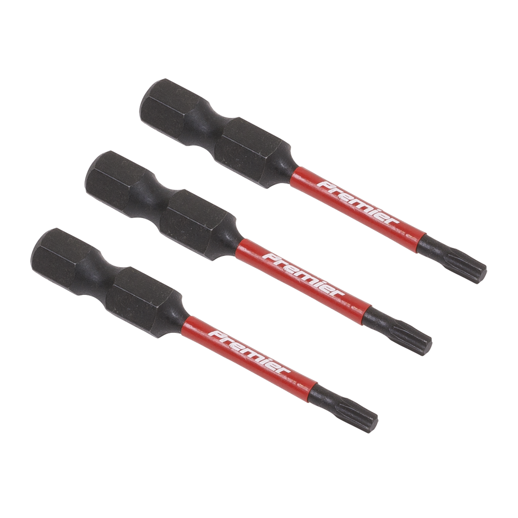 Sealey Premier TRX-Star* Impact Power Tool Bits T10 x 50mm 3pc