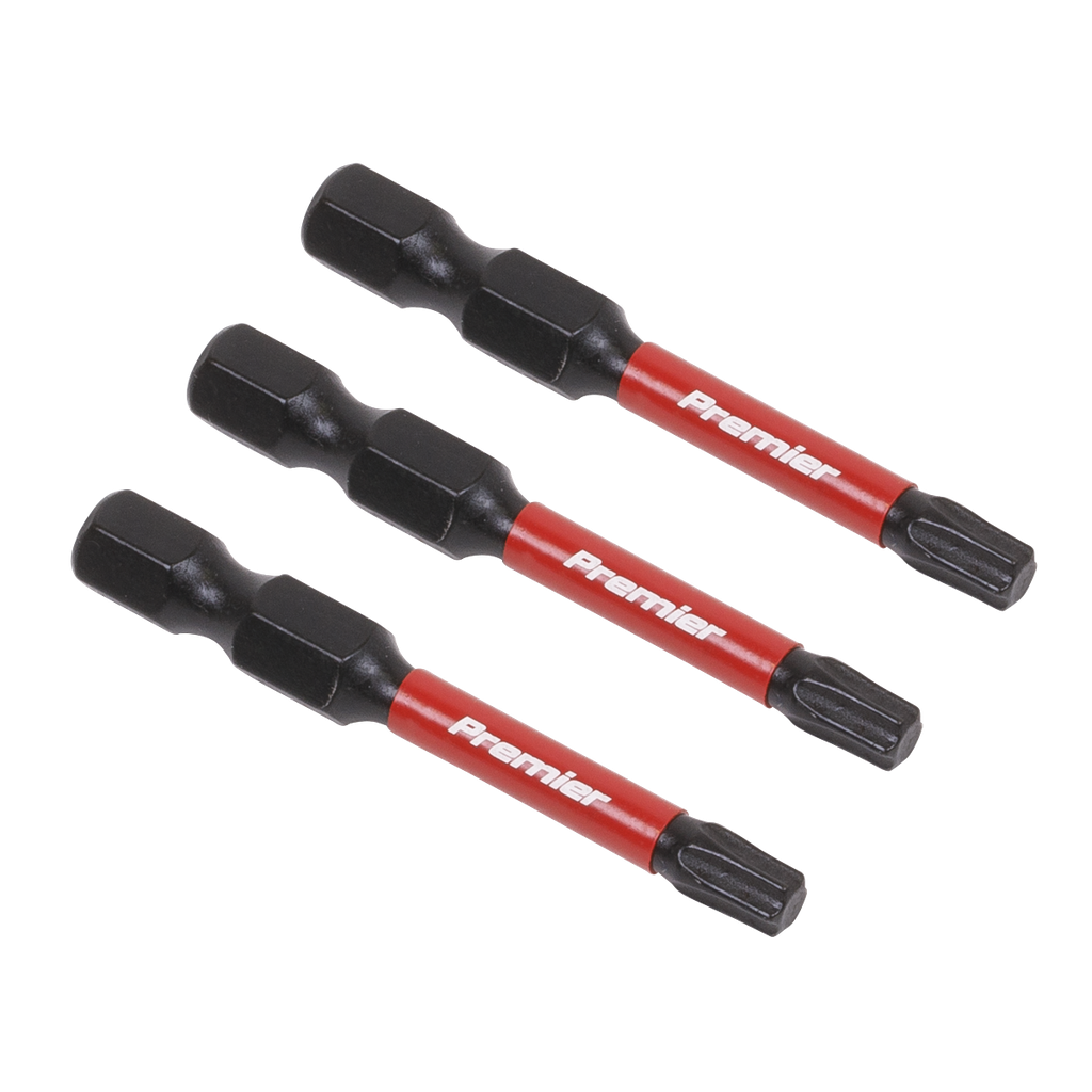 Sealey Premier TRX-Star* Impact Power Tool Bits T25 x 50mm 3pc