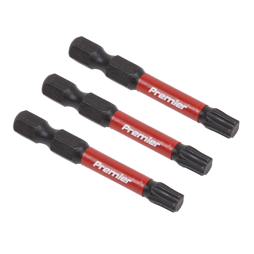 Sealey Premier TRX-Star* Impact Power Tool Bits T30 x 50mm 3pc