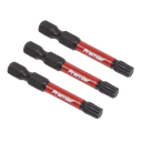 Sealey Premier TRX-Star* Impact Power Tool Bits T30 x 50mm 3pc