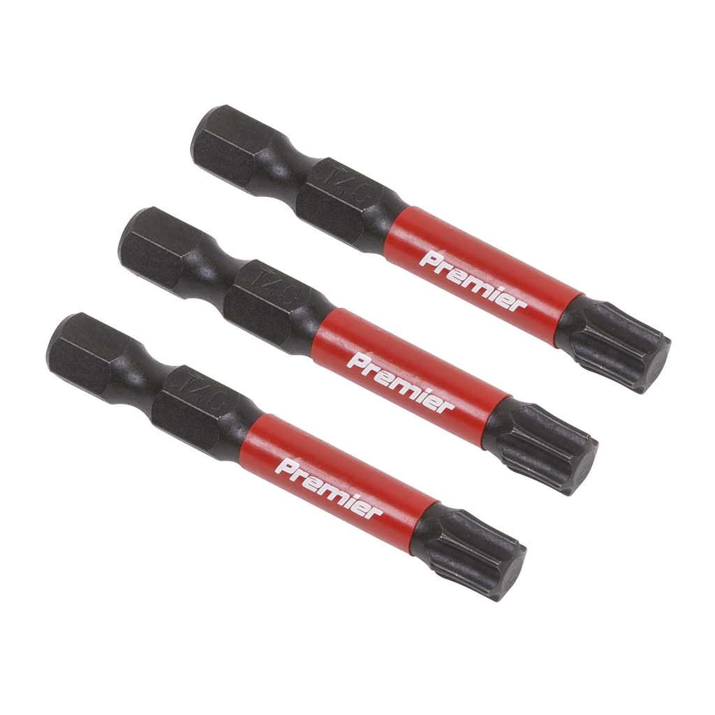 Premier TRX-Star* Impact Power Tool Bits T40 x 50mm 3pc