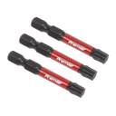 Sealey Premier TRX-Star* Impact Power Tool Bits T40 x 50mm 3pc