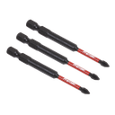 Sealey Premier Phillips Impact Power Tool Bits #1 x 75mm 3pc