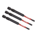 Sealey Premier TRX-Star* Impact Power Tool Bits T15 x 75mm 3pc