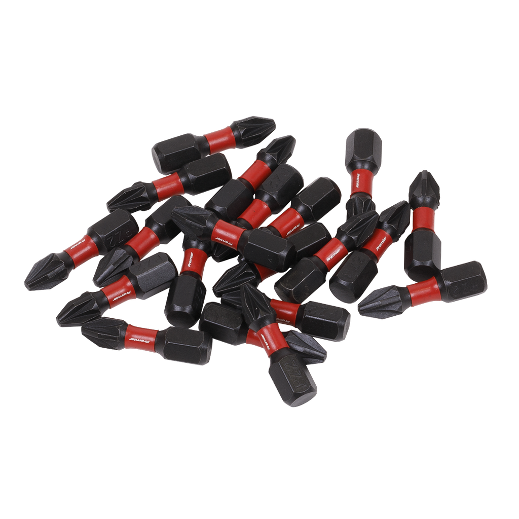 Premier Pozi Impact Power Tool Bits #2 x 25mm 20pc