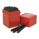 Letter & Number Punch Set 2.5mm 36pc