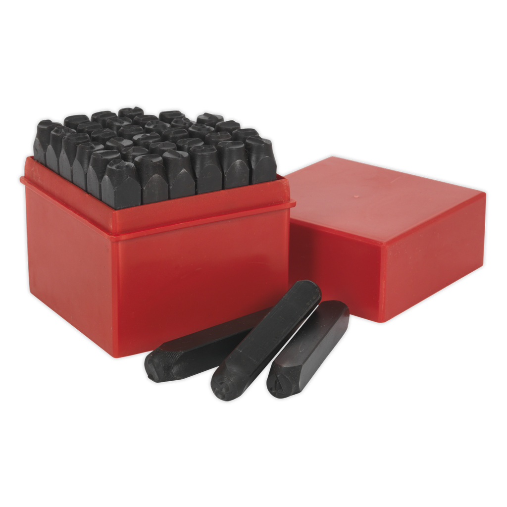 Letter & Number Punch Set 8mm 36pc