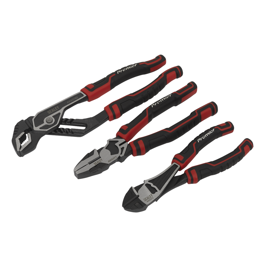 Sealey Premier High Leverage Pliers Set 3pc