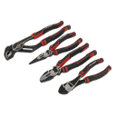 Sealey Premier High Leverage Pliers Set 4pc